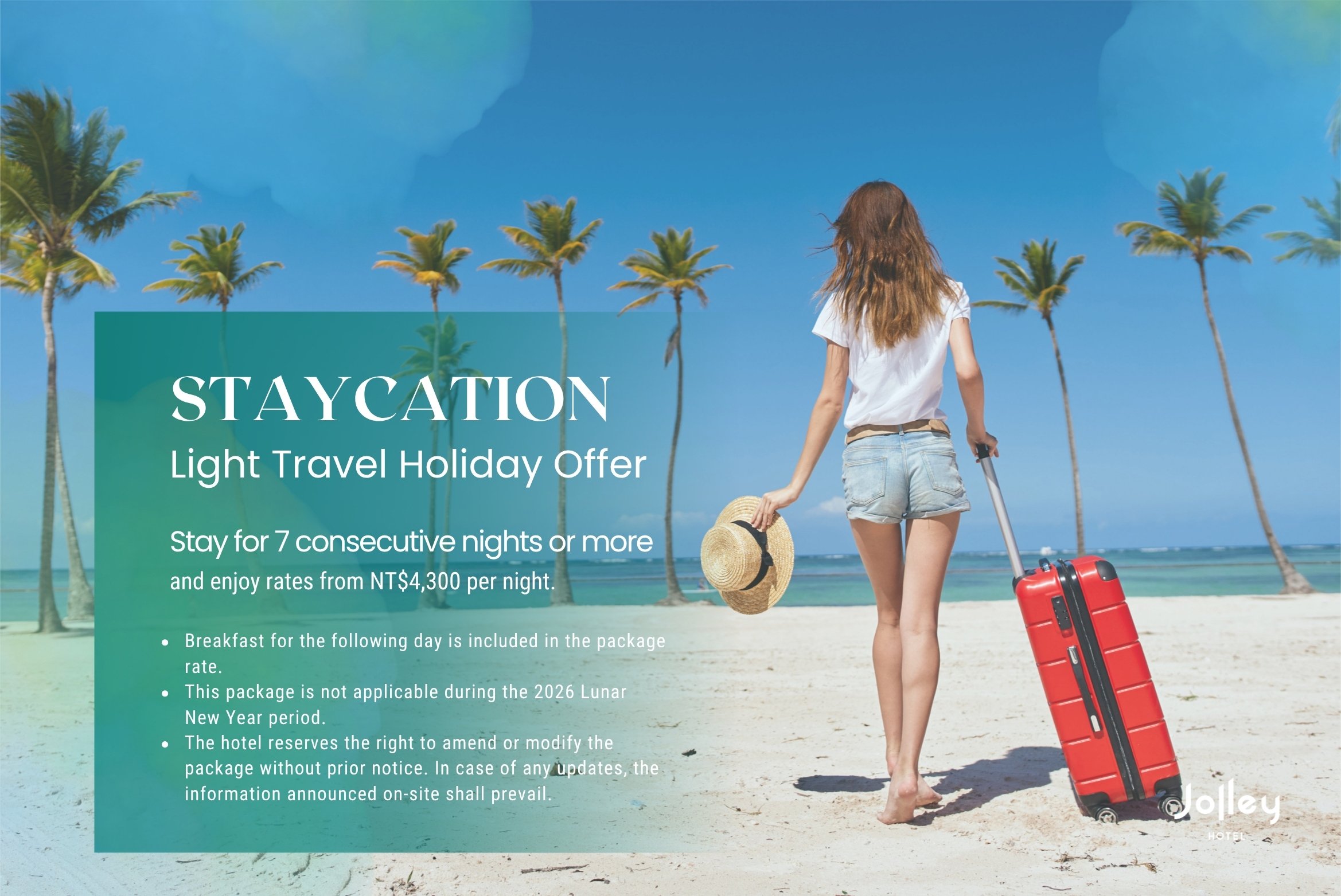 STAYCATION<br>& LIGHT TRAVEL HOLIDAY OFFER